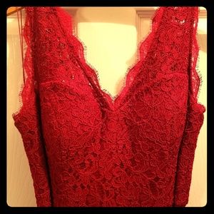 Red Lace Gown